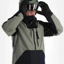 ColourWear, League Jkt Ski-jas Heren Grey Groen -XUEFENG EXTREME OUTFIT colourwear league jkt af anorak heren grey groen 22colou102v2 BI 05