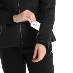 Dare 2b X Julien Macdonald, Mastery Ski-jas Dames Zwart -XUEFENG EXTREME OUTFIT dare 2b x julien macdonald mastery aa jas gevoerd dames zwart 22dare2162v2 BI 08