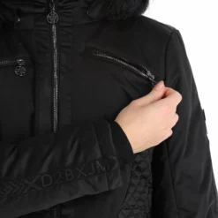 Dare 2b X Julien Macdonald, Mastery Ski-jas Dames Zwart -XUEFENG EXTREME OUTFIT dare 2b x julien macdonald mastery aa jas gevoerd dames zwart 22dare2162v2 BI 11