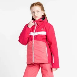 Dare2b, Belief II Ski-jas Kinderen Virtual Geranium Roze -XUEFENG EXTREME OUTFIT dare2b belief ii aa jas gevoerd kinderen virtual geranium roze 22dare2102v3 BI 08