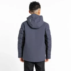 Dare2b, Cheerful II Ski-jas Kinderen Ebony Grijs, Zwart -XUEFENG EXTREME OUTFIT dare2b cheerful ii aa jas gevoerd kinderen ebony grijs zwart 22dare2107v1 BI 10