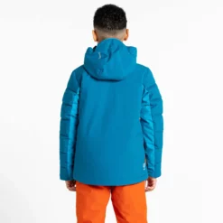 Dare2b, Cheerful II Ski-jas Kinderen Fjord Blauw, Oranje -XUEFENG EXTREME OUTFIT dare2b cheerful ii aa jas gevoerd kinderen fjord blauw oranje 22dare2107v2 BI 10