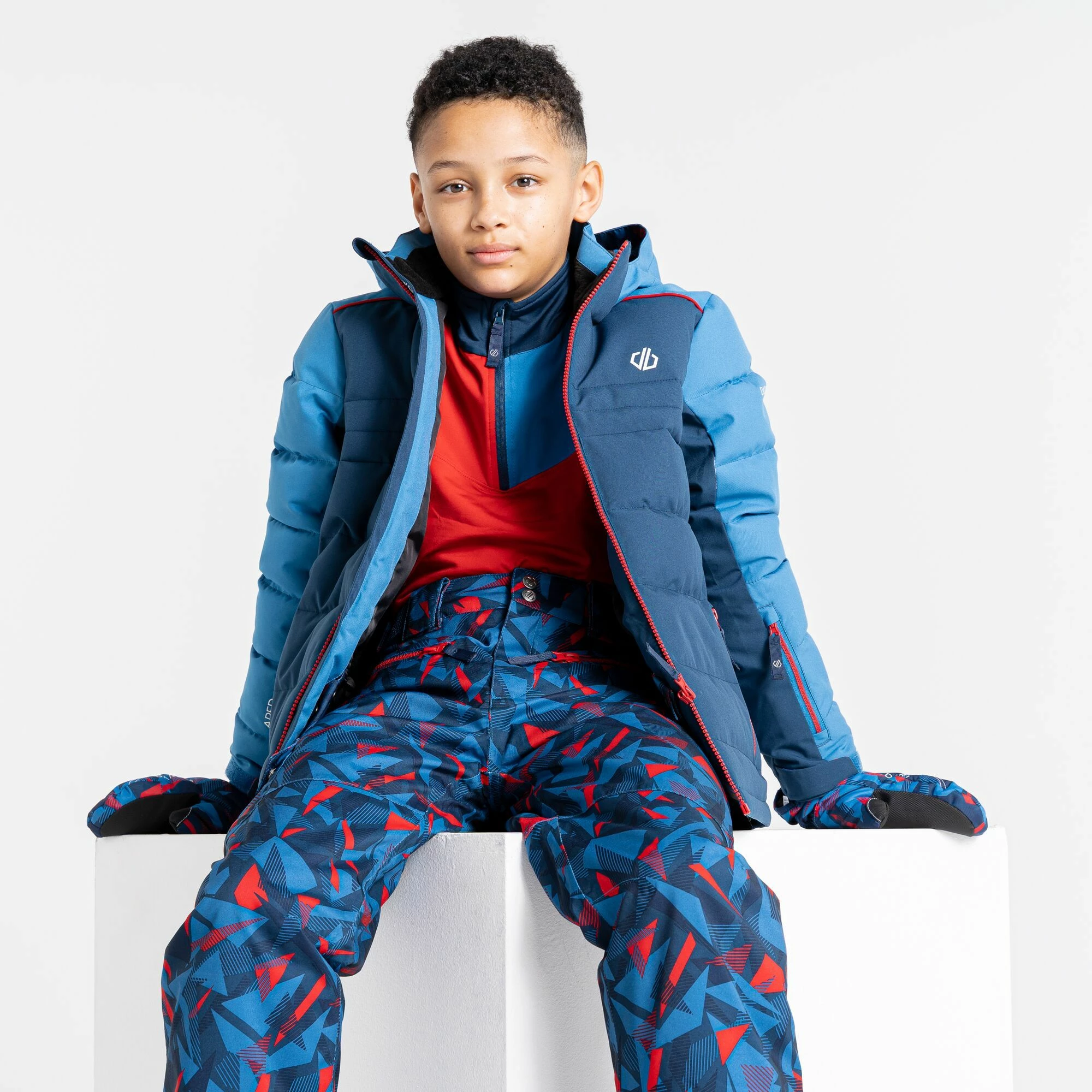 Dare2b, Cheerful II Ski-jas Kinderen Moonlight Denim Blauw 8 Dare2b, Cheerful II Ski-jas Kinderen Moonlight Denim Blauw - Afbeelding 6