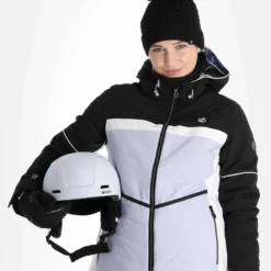 Dare2b, Conveyed Ski-jas Dames Cosmic Sky Grijs, Zwart -XUEFENG EXTREME OUTFIT dare2b conveyed aa jas gevoerd dames cosmic sky grijs zwart 22dare2153v1 BI 05