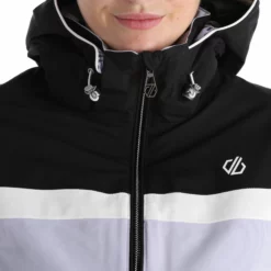 Dare2b, Conveyed Ski-jas Dames Cosmic Sky Grijs, Zwart -XUEFENG EXTREME OUTFIT dare2b conveyed aa jas gevoerd dames cosmic sky grijs zwart 22dare2153v1 BI 07