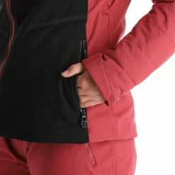 Dare2b, Conveyed Ski-jas Dames Earth Roze, Zwart 24 Dare2b, Conveyed Ski-jas Dames Earth Roze, Zwart -XUEFENG EXTREME OUTFIT dare2b conveyed aa jas gevoerd dames earth roze zwart 22dare2153v4 BI 12