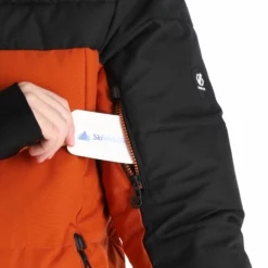 Dare2b, Denote II Ski-jas Heren Burnt Brick Bruin, Zwart -XUEFENG EXTREME OUTFIT dare2b denote ii aa jas gevoerd heren burnt brick bruin zwart 22dare2126v1 BI 08