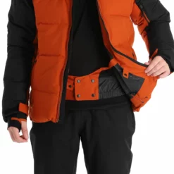 Dare2b, Denote II Ski-jas Heren Burnt Brick Bruin, Zwart -XUEFENG EXTREME OUTFIT dare2b denote ii aa jas gevoerd heren burnt brick bruin zwart 22dare2126v1 BI 09