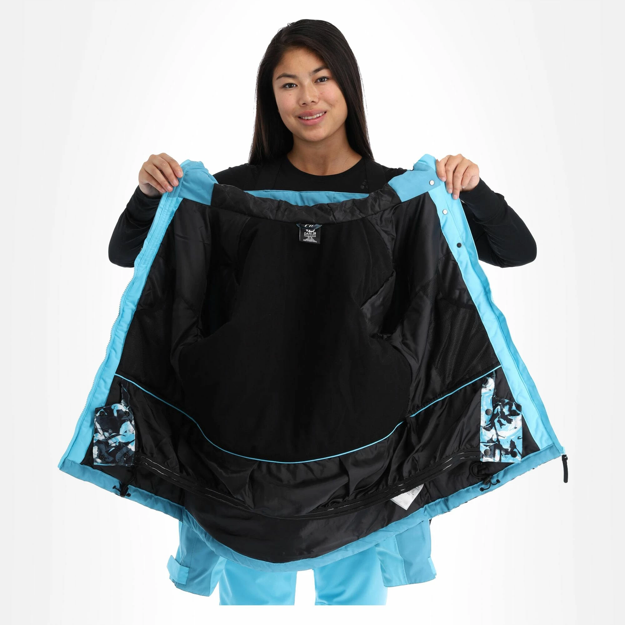 Dare2b, Determined Ski-jas Dames River Blauw 7 Dare2b, Determined Ski-jas Dames River Blauw - Afbeelding 5