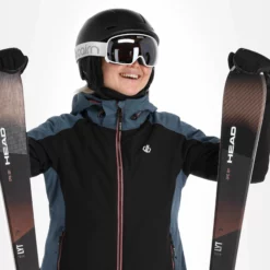 Dare2b, Enliven Ski-jas Dames Grijs, Zwart -XUEFENG EXTREME OUTFIT dare2b enliven aa jas gevoerd dames grijs zwart 22dare2154v4 BI 06