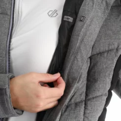 Dare2b, Expertise Ski-jas Dames Charcoal Grijs -XUEFENG EXTREME OUTFIT dare2b expertise aa jas gevoerd dames charcoal grijs 22dare2156v2 BI 12