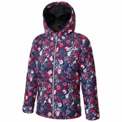 Dare2b, Girls Verdict Ski-jas Kinderen Virtual Floral Print Roze