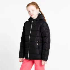 Dare2b, Girls Verdict Ski-jas Kinderen Zwart -XUEFENG EXTREME OUTFIT dare2b girls verdict aa jas gevoerd kinderen zwart 22dare2101v1 BI 08