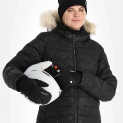 Dare2b, Glamorize III Ski-jas Dames Cire Petal Print Zwart -XUEFENG EXTREME OUTFIT dare2b glamorize iii aa jas gevoerd dames cire petal print zwart 22dare2159v3 BI 05