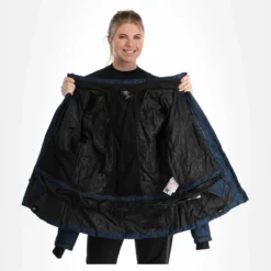 Dare2b, Glamorize III Ski-jas Dames Leopard Fusion Print Moonlight Denim Blauw -XUEFENG EXTREME OUTFIT dare2b glamorize iii aa jas gevoerd dames leopard fusion print 22dare2159v5 BI 06