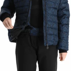 Dare2b, Glamorize III Ski-jas Dames Leopard Fusion Print Moonlight Denim Blauw -XUEFENG EXTREME OUTFIT dare2b glamorize iii aa jas gevoerd dames leopard fusion print 22dare2159v5 BI 08