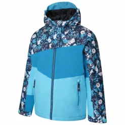 Dare2b, Humour II Ski-jas Kinderen Floral Print River Blauw