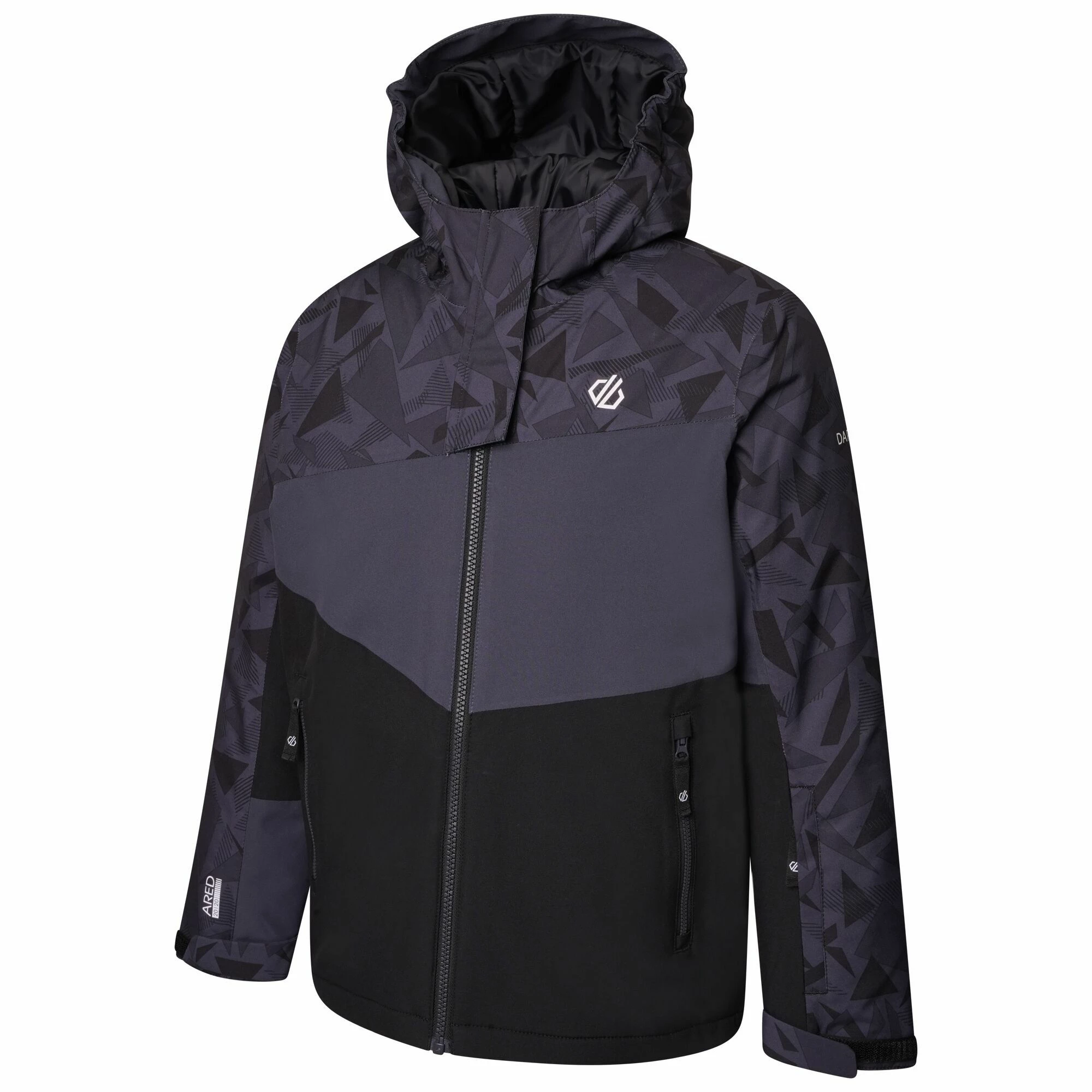 Dare2b, Humour II Ski-jas Kinderen Geo Print Zwart 3 Dare2b, Humour II Ski-jas Kinderen Geo Print Zwart