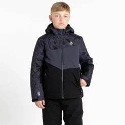 Dare2b, Humour II Ski-jas Kinderen Geo Print Zwart 10 Dare2b, Humour II Ski-jas Kinderen Geo Print Zwart -XUEFENG EXTREME OUTFIT dare2b humour ii aa jas gevoerd kinderen geo print zwart 22dare2109v2 BI 04