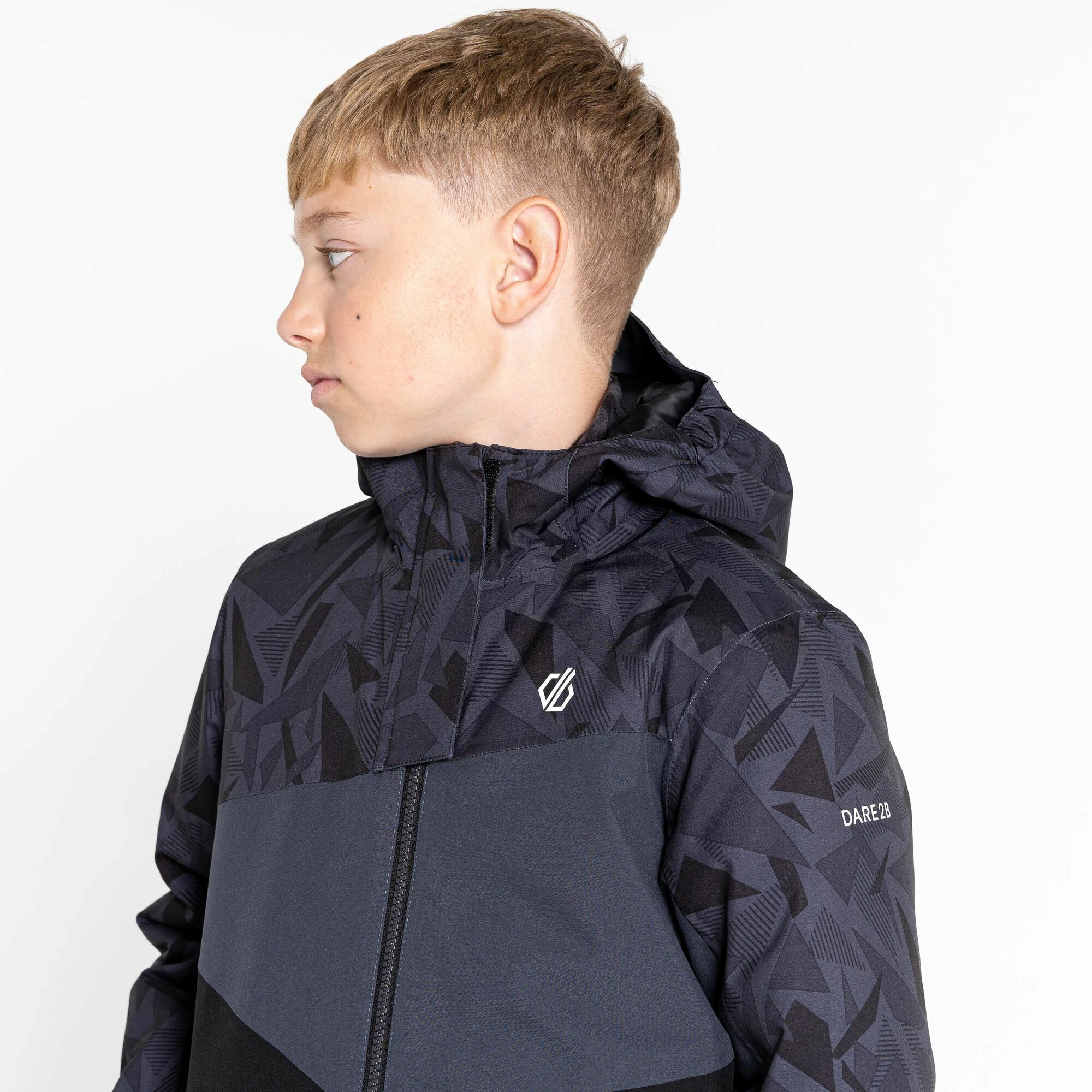 Dare2b, Humour II Ski-jas Kinderen Geo Print Zwart 8 Dare2b, Humour II Ski-jas Kinderen Geo Print Zwart - Afbeelding 6