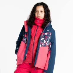 Dare2b, Humour II Ski-jas Kinderen Moonlight Denim Blauw -XUEFENG EXTREME OUTFIT dare2b humour ii aa jas gevoerd kinderen moonlight denim blauw 22dare2109v4 BI 07