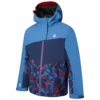Dare2b, Humour II Ski-jas Kinderen Vallarta Blauw -XUEFENG EXTREME OUTFIT dare2b humour ii aa jas gevoerd kinderen vallarta blauw 22dare2109v3 BI 02