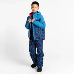 Dare2b, Humour II Ski-jas Kinderen Vallarta Blauw -XUEFENG EXTREME OUTFIT dare2b humour ii aa jas gevoerd kinderen vallarta blauw 22dare2109v3 BI 05
