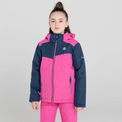 Dare2b, Impose II Jacket Ski-jas Kinderen Raspberry Roze -XUEFENG EXTREME OUTFIT dare2b impose ii jacket aa jas gevoerd kinderen raspberry roze AA31dar137c BI 04