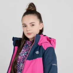 Dare2b, Impose II Jacket Ski-jas Kinderen Raspberry Roze -XUEFENG EXTREME OUTFIT dare2b impose ii jacket aa jas gevoerd kinderen raspberry roze AA31dar137c BI 05