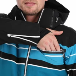 Dare2b, Outlier II Ski-jas Heren Gulfstream Blauw, Zwart -XUEFENG EXTREME OUTFIT dare2b outlier ii aa jas gevoerd heren gulfstream blauw zwart 22dare2122v2 BI 08