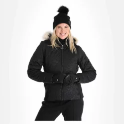 Dare2b, Prestige II Ski-jas Dames Cire Petal Print Zwart -XUEFENG EXTREME OUTFIT dare2b prestige ii aa jas gevoerd dames cire petal print zwart 22dare2157v2 BI 04