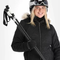 Dare2b, Prestige II Ski-jas Dames Cire Petal Print Zwart -XUEFENG EXTREME OUTFIT dare2b prestige ii aa jas gevoerd dames cire petal print zwart 22dare2157v2 BI 05