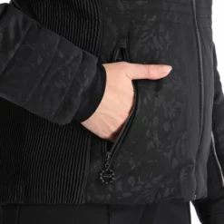 Dare2b, Prestige II Ski-jas Dames Cire Petal Print Zwart -XUEFENG EXTREME OUTFIT dare2b prestige ii aa jas gevoerd dames cire petal print zwart 22dare2157v2 BI 09