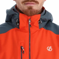 Dare2b, Remit Ski-jas Heren Infrared Rood -XUEFENG EXTREME OUTFIT dare2b remit aa jas gevoerd heren infrared rood 22dare2127v4 BI 07