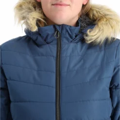 Dare2b, Striking Jacket Ski-jas Dames Dark Denim Blauw -XUEFENG EXTREME OUTFIT dare2b striking jacket aa jas gevoerd dames dark denim blauw AA21dar119b BI 08