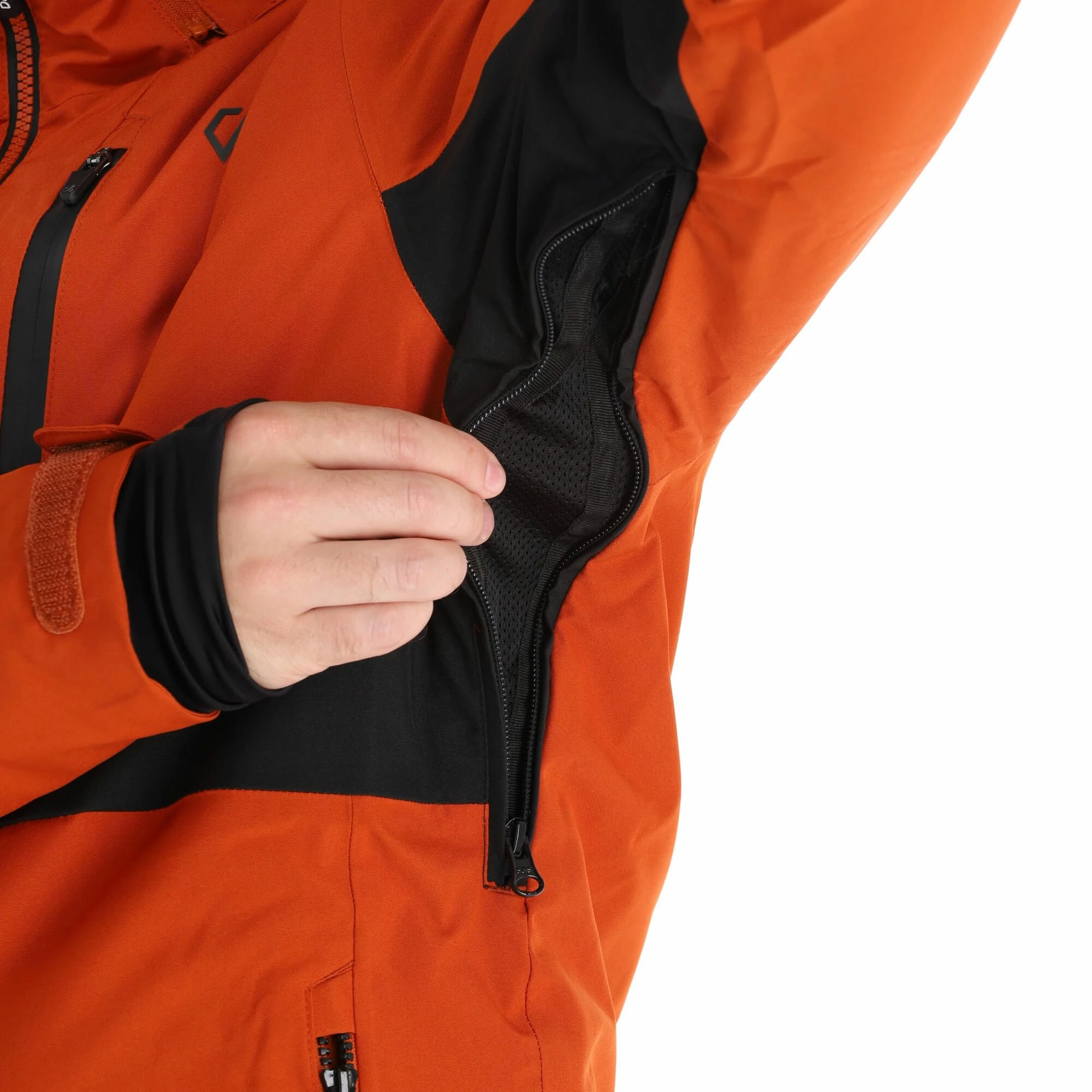 Dare2b, Supernova II Ski-jas Heren Burnt Brick Bruin, Zwart 10 Dare2b, Supernova II Ski-jas Heren Burnt Brick Bruin, Zwart - Afbeelding 8