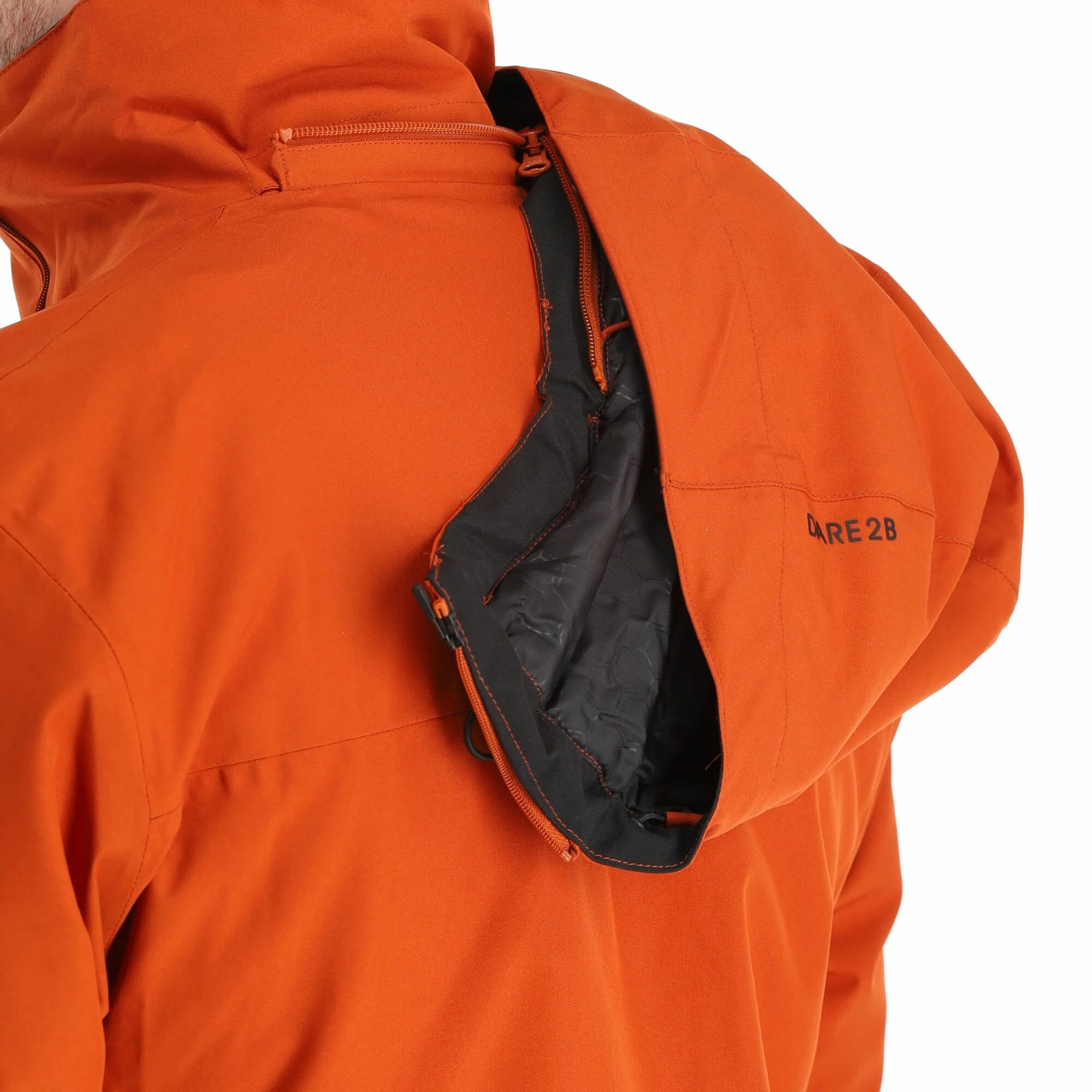 Dare2b, Supernova II Ski-jas Heren Burnt Brick Bruin, Zwart 15 Dare2b, Supernova II Ski-jas Heren Burnt Brick Bruin, Zwart - Afbeelding 13