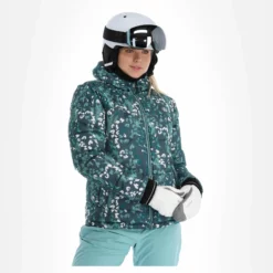 Dare2b, Verdict Ski-jas Dames Bold Animal Print Canton Groen