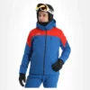 Descente, Adrien Ski-jas Heren Blauw -XUEFENG EXTREME OUTFIT descente adrien aa jas gevoerd heren blauw 22desce109v3 BI 02
