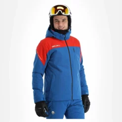 Descente, Adrien Ski-jas Heren Blauw 20 Descente, Adrien Ski-jas Heren Blauw -XUEFENG EXTREME OUTFIT descente adrien aa jas gevoerd heren blauw 22desce109v3 BI 04