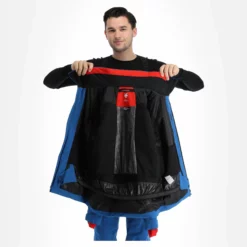 Descente, Adrien Ski-jas Heren Blauw 22 Descente, Adrien Ski-jas Heren Blauw -XUEFENG EXTREME OUTFIT descente adrien aa jas gevoerd heren blauw 22desce109v3 BI 06