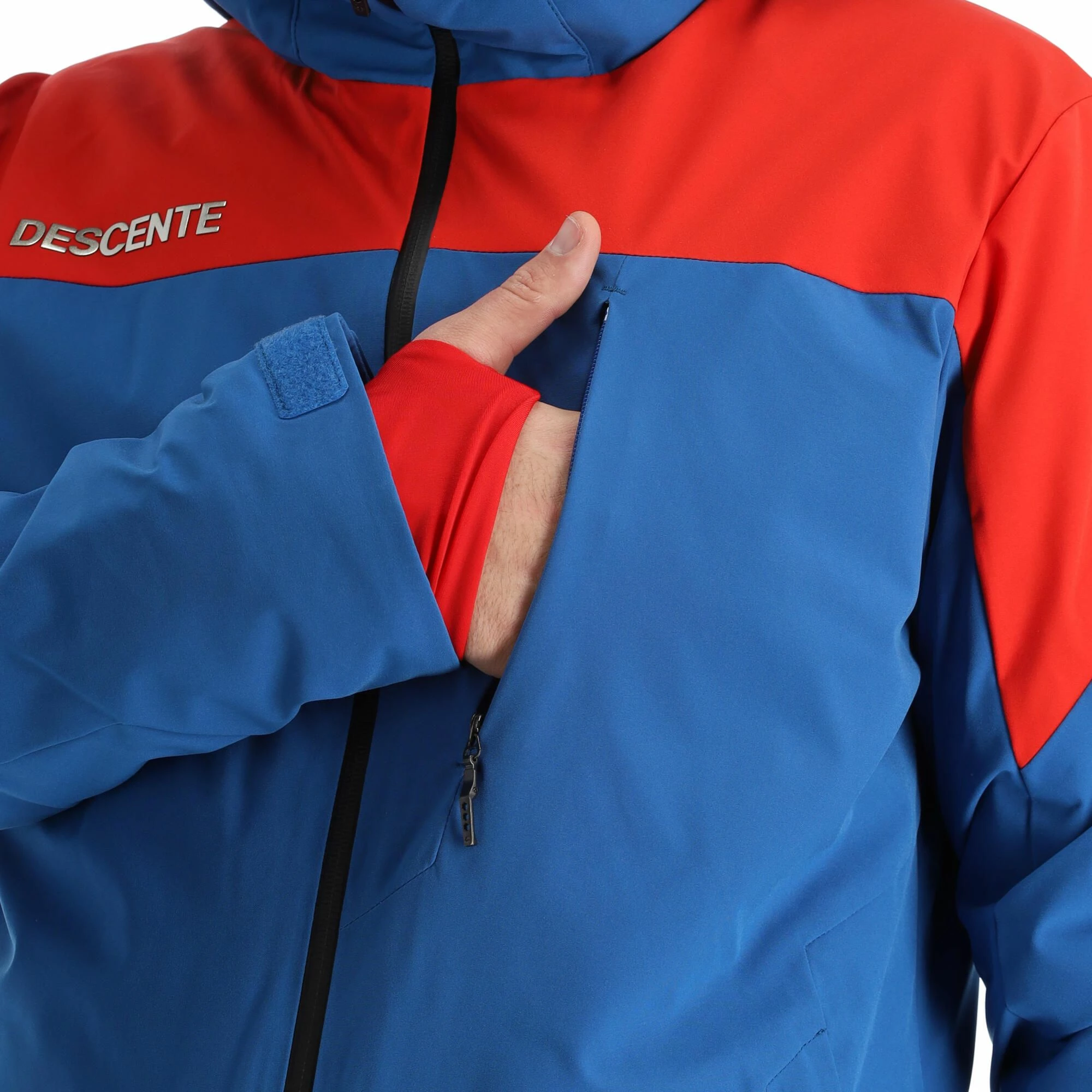 Descente, Adrien Ski-jas Heren Blauw 14 Descente, Adrien Ski-jas Heren Blauw - Afbeelding 12