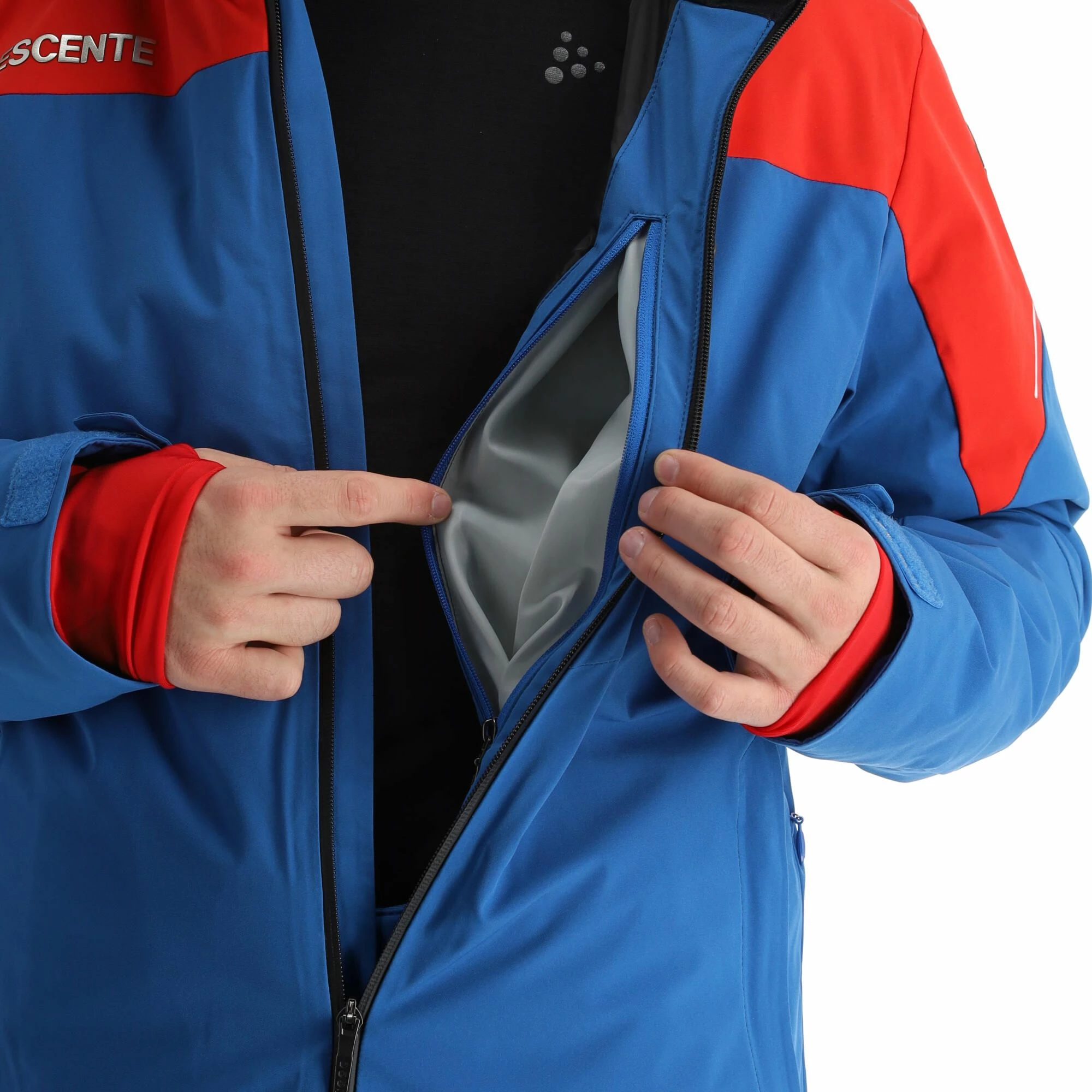 Descente, Adrien Ski-jas Heren Blauw 16 Descente, Adrien Ski-jas Heren Blauw - Afbeelding 14