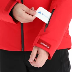 Descente, Csx Hybrid Ski-jas Heren Electric Rood -XUEFENG EXTREME OUTFIT descente csx hybrid aa jas gevoerd heren electric rood 22desce107v1 BI 10