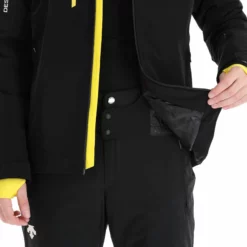 Descente, Josh Ski-jas Heren Zwart -XUEFENG EXTREME OUTFIT descente josh aa jas gevoerd heren zwart 22desce106v2 BI 13