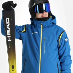 Descente, Mason Ski-jas Heren Blauw -XUEFENG EXTREME OUTFIT descente mason aa jas gevoerd heren blauw 22desce110v2 BI 05