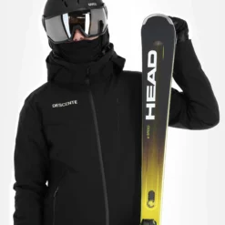 Descente, Russell Ski-jas Heren Zwart -XUEFENG EXTREME OUTFIT descente russell aa jas gevoerd heren zwart 22desce108v2 BI 05