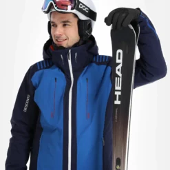 Descente, Swiss Ski-jas Heren Dark Night Blauw 21 Descente, Swiss Ski-jas Heren Dark Night Blauw -XUEFENG EXTREME OUTFIT descente swiss aa jas gevoerd heren dark night blauw 22desce105v3 BI 05