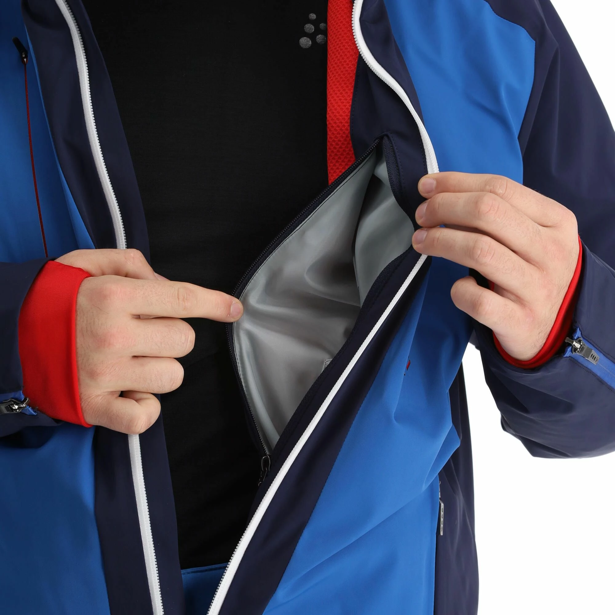 Descente, Swiss Ski-jas Heren Dark Night Blauw 15 Descente, Swiss Ski-jas Heren Dark Night Blauw - Afbeelding 13