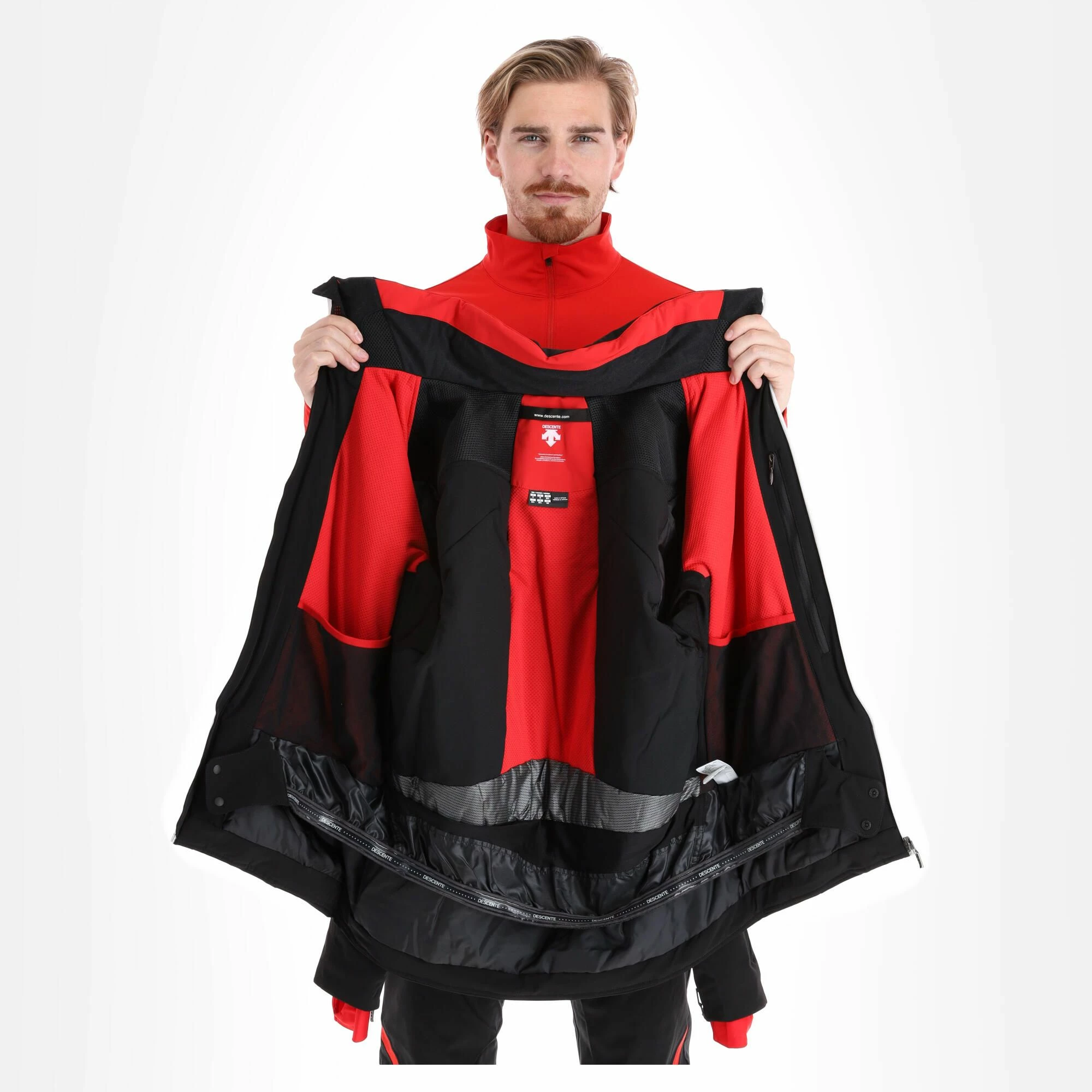 Descente, Swiss Ski-jas Heren Zwart 7 Descente, Swiss Ski-jas Heren Zwart - Afbeelding 5